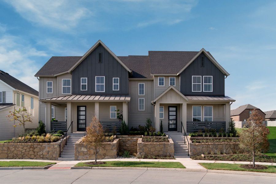 Representative exterior photo of a completed home built from the Chicory by Tri Pointe Homes in The Retreat at Harvest, Argyle, TX (Image 12).