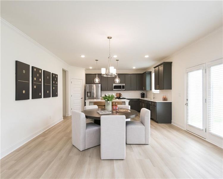 Furnished interior view inside a new home in Highland Park, Stonecrest (Image 20). Furnished interior view inside a new home in Highland Park, Stonecrest (Image 20).