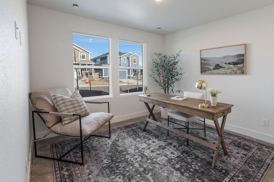 Furnished interior view inside a new home in Prairie Song, Windsor (Image 17).