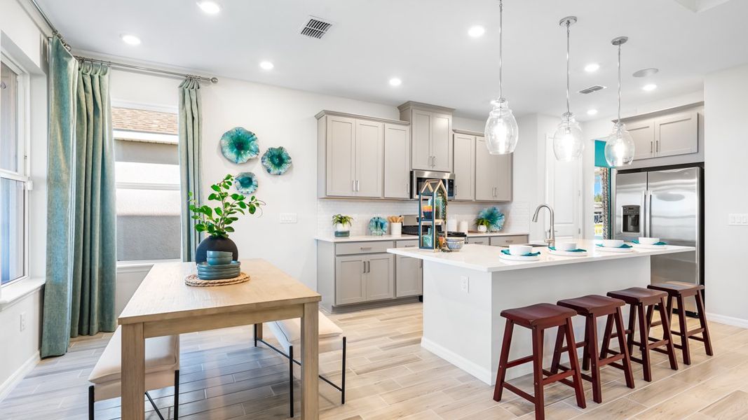 Representative furnished interior of a home built from the Bahama by Taylor Morrison in Palms at Coasterra, Palmetto (Image 12).