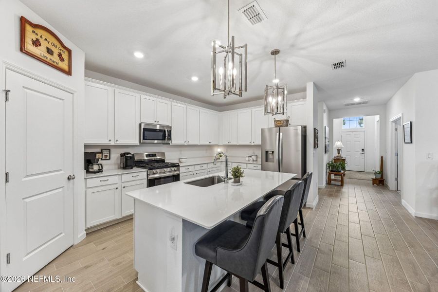 Furnished interior view inside a new home in , Yulee (Image 48).