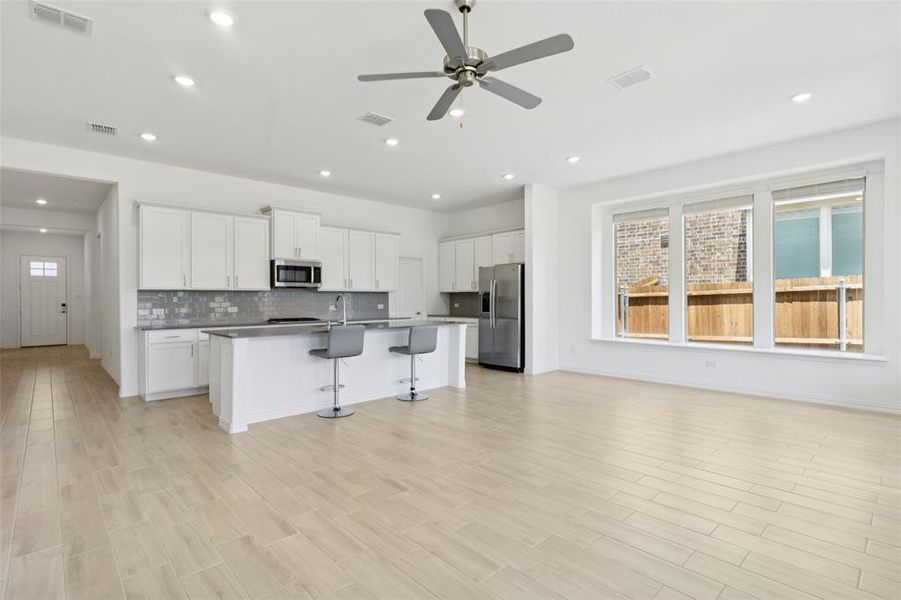 Furnished interior view inside a new home in Northlake Estates: Brookstone Collection, Little Elm (Image 7).