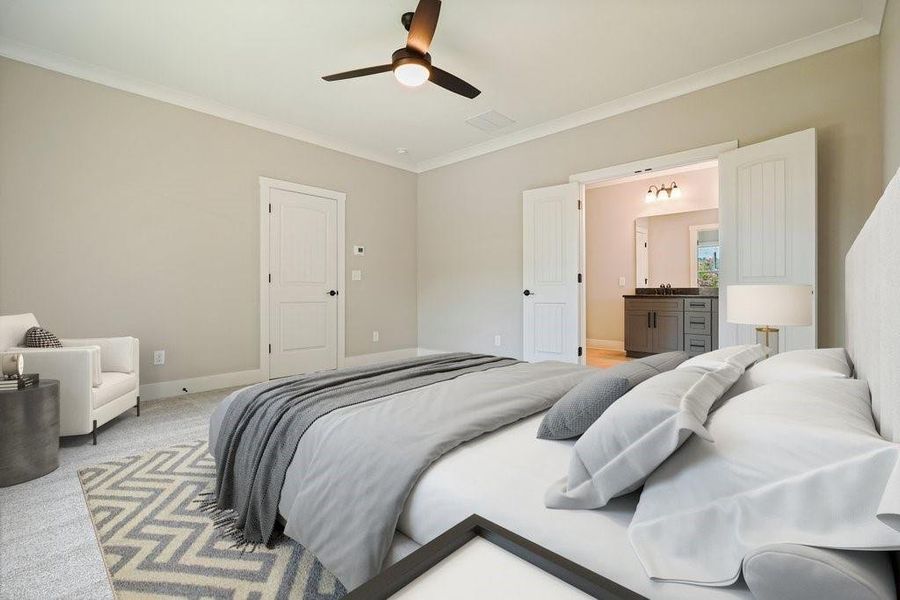 Furnished interior view inside a new home in , Acworth (Image 11). Furnished interior view inside a new home in , Acworth (Image 11).