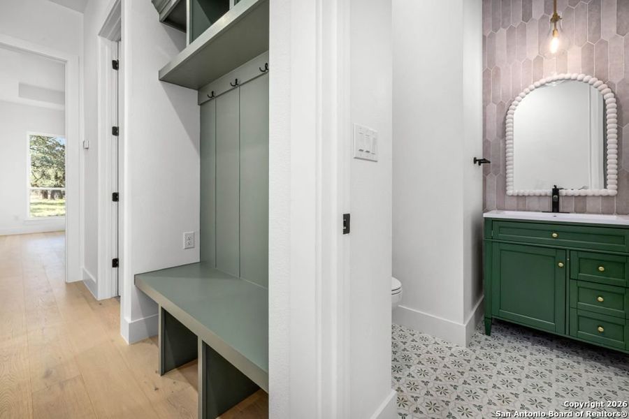 Furnished interior view inside a new home in , New Braunfels (Image 6).