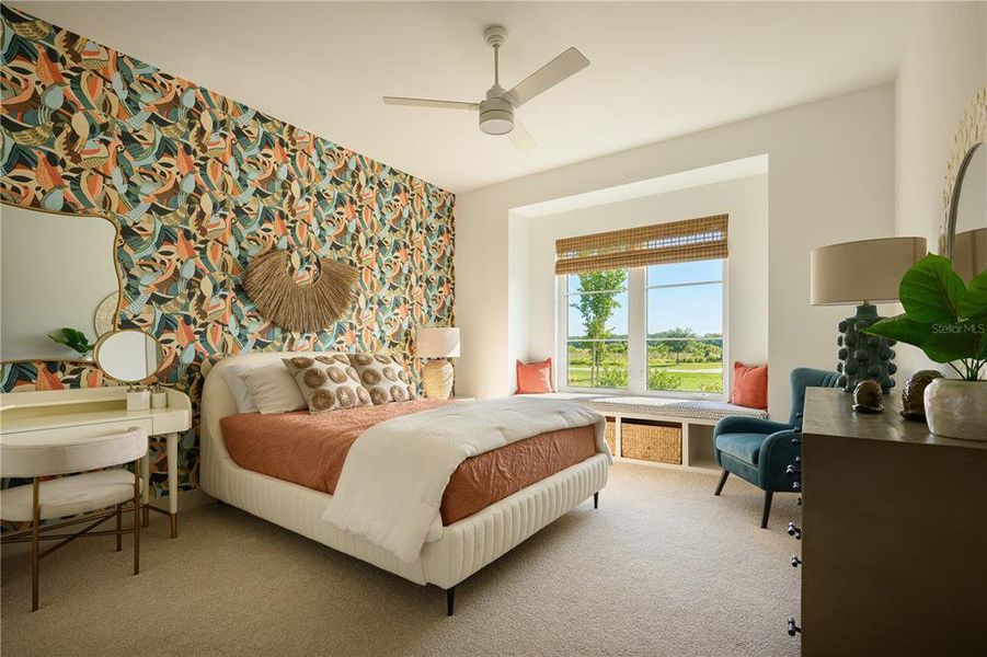 Furnished interior view inside a new home in , Archer (Image 18).