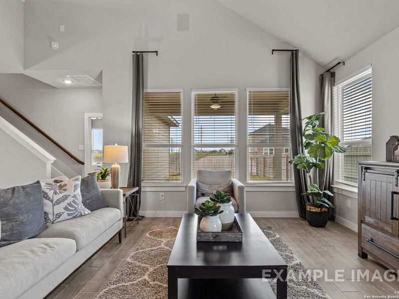 Furnished interior view inside a new home in Hannah Heights, Seguin (Image 11).