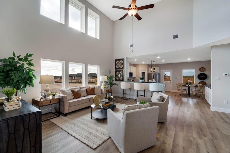 Furnished interior view inside a new home in Steed Landing, Texas City (Image 22).