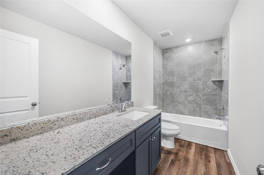 Furnished interior view inside a new home in Hill & Dale Ranch, Splendora (Image 10).