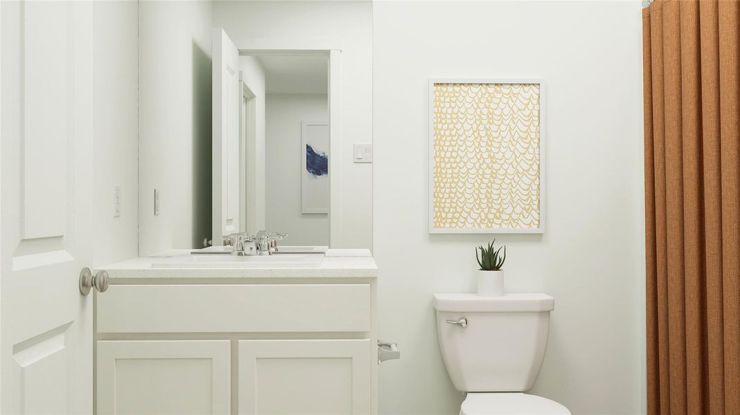 Furnished interior view inside a new home in Monarch Landing, Needville (Image 4).