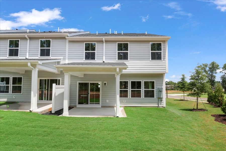 Exterior details and patio area of a home in Layton Hall, Mauldin (Image 2).