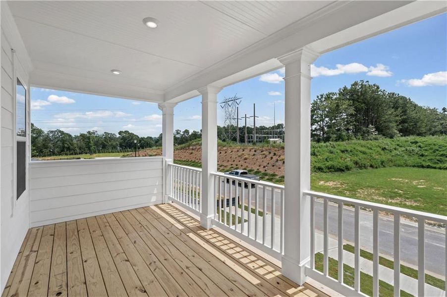 Exterior details and patio area of a home in Reunion, Flowery Branch (Image 3). Exterior details and patio area of a home in Reunion, Flowery Branch (Image 3).