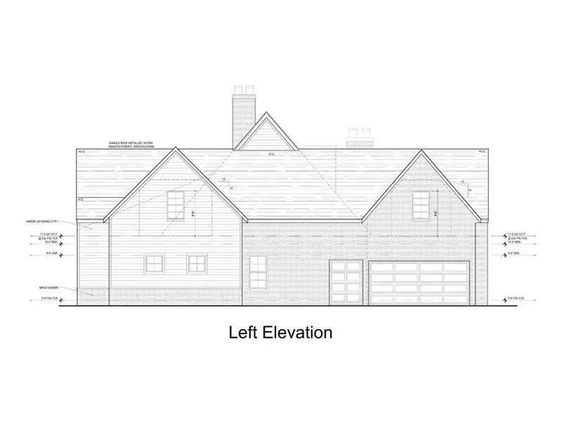 Exterior rendering of this home design in , Dawsonville, GA (Image 5).