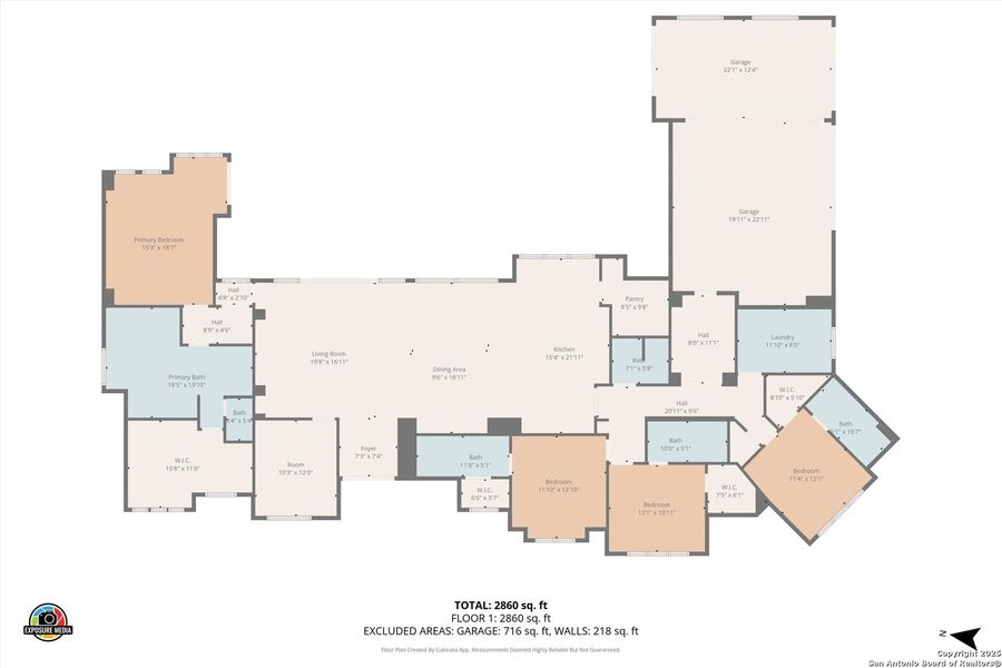 2D floor plan layout of this home in , Bulverde, TX (Image 4). 2D floor plan layout of this home in , Bulverde, TX (Image 4).