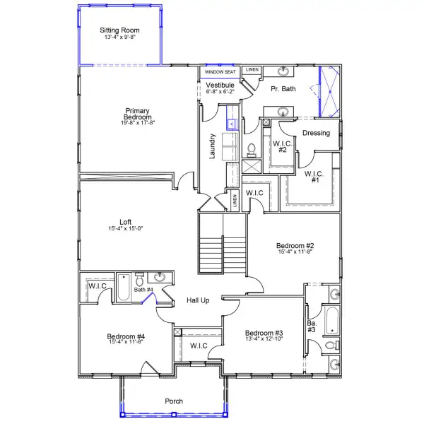 2D floor plan layout of this home in Bens Crossing, Woodruff, SC (Image 3). 2D floor plan layout of this home in Bens Crossing, Woodruff, SC (Image 3).