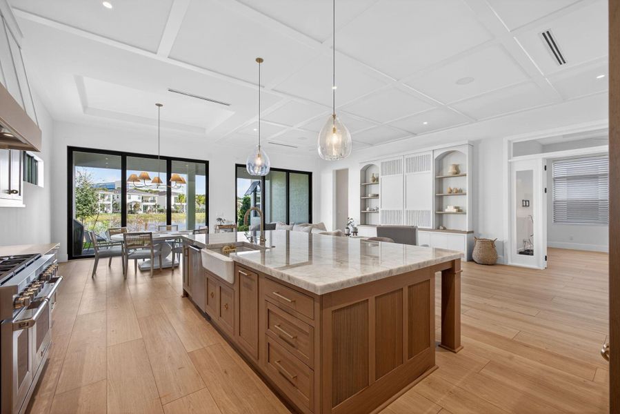 Furnished interior view inside a new home in , Palm Beach Gardens (Image 30).