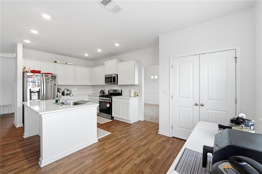 Furnished interior view inside a new home in , Canton (Image 13).