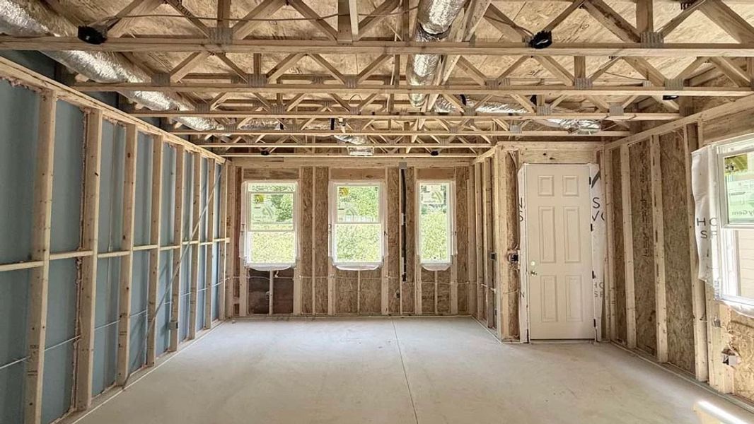 Family Room Construction Progress