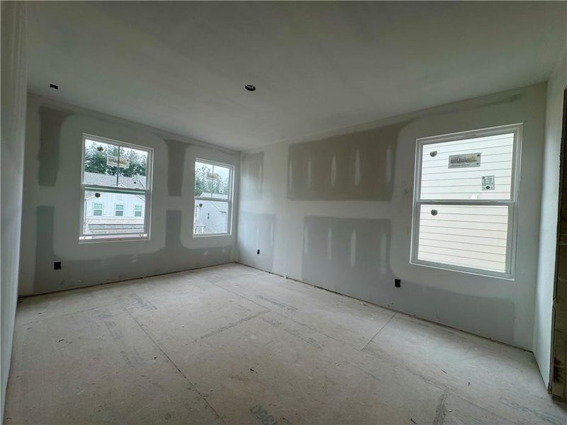 In-progress construction of a new home in Eastlyn Crossing, Flowery Branch, GA (Image 5).