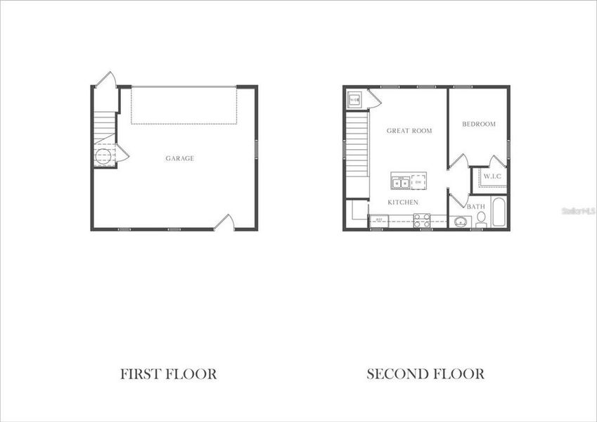 2D floor plan layout of this home in , St. Petersburg, FL (Image 5).