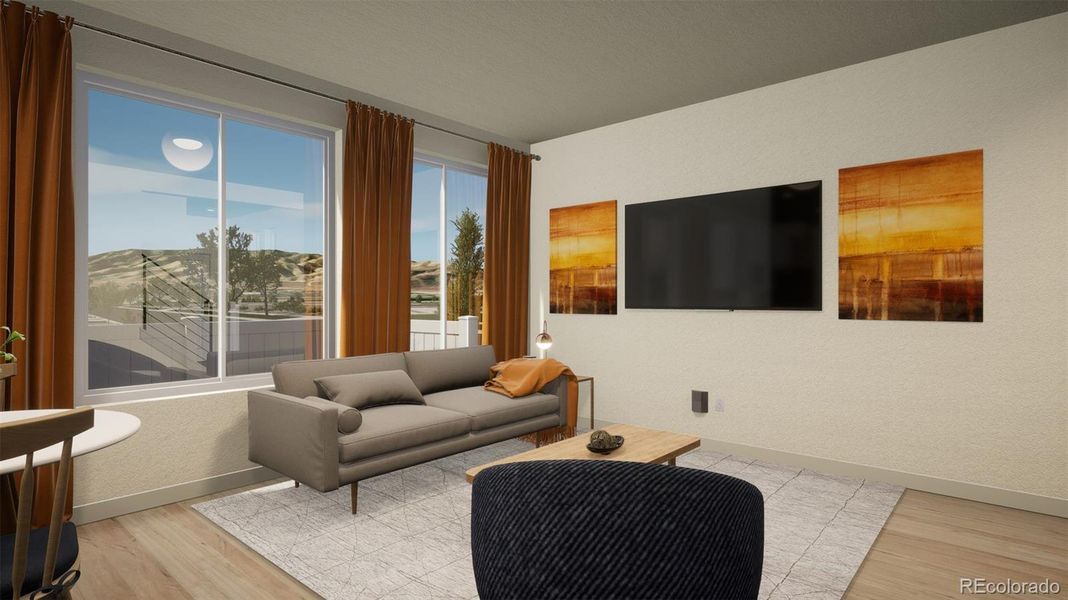 Furnished interior view inside a new home in , Aurora (Image 5).