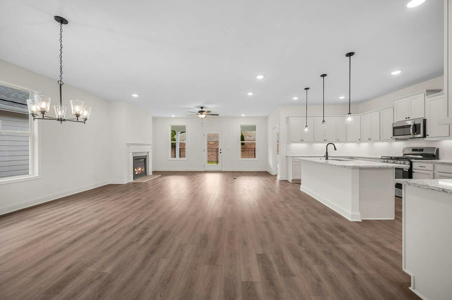 Representative unfurnished interior of a home built from the The Rosewood by Windsong Properties in Echols Farm, Hiram (Image 10). Representative unfurnished interior of a home built from the The Rosewood by Windsong Properties in Echols Farm, Hiram (Image 10).