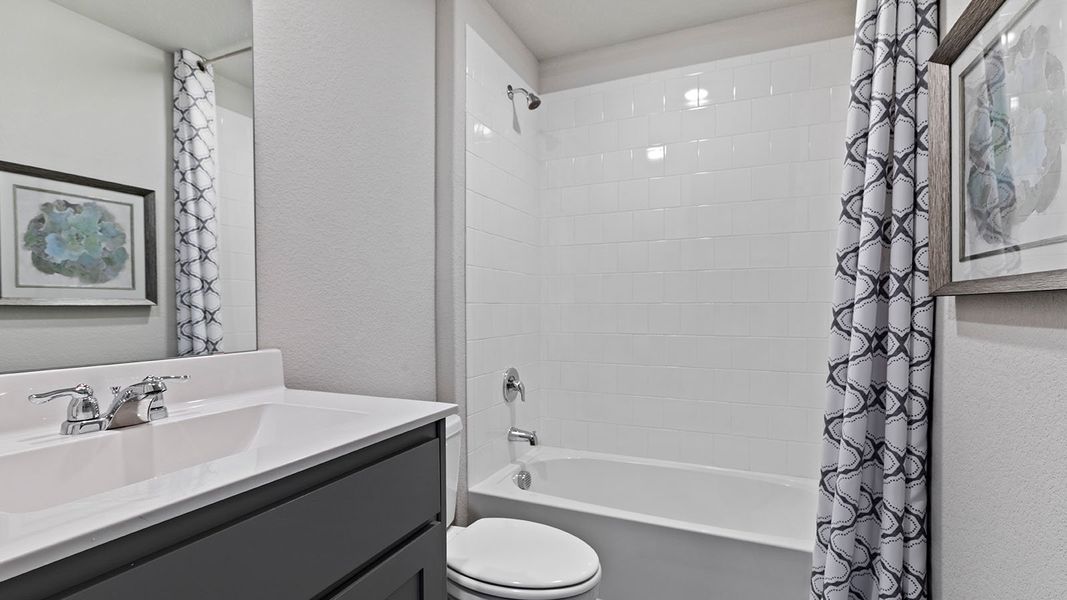 Representative furnished interior of a home built from the Kingston by D.R. Horton in The Parks of Alvarado, Alvarado (Image 22). Representative furnished interior of a home built from the Kingston by D.R. Horton in The Parks of Alvarado, Alvarado (Image 22).