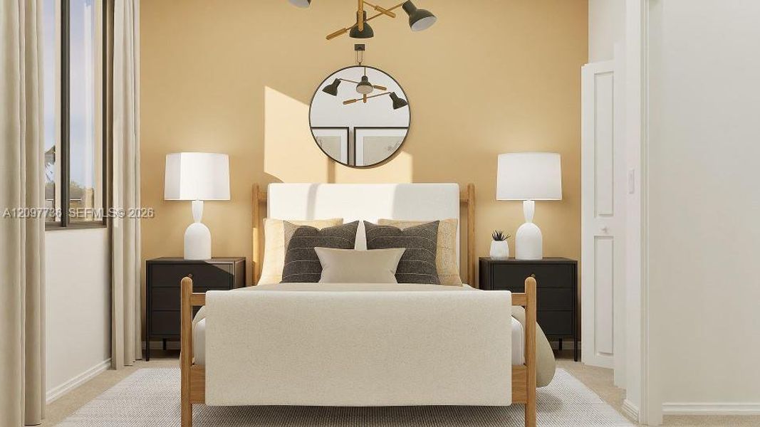 Furnished interior view inside a new home in Sunscapes, Florida City (Image 14).