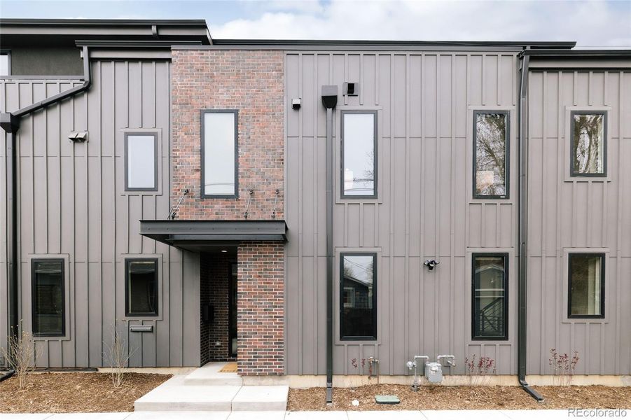 Exterior details and patio area of a home in , Denver (Image 29).
