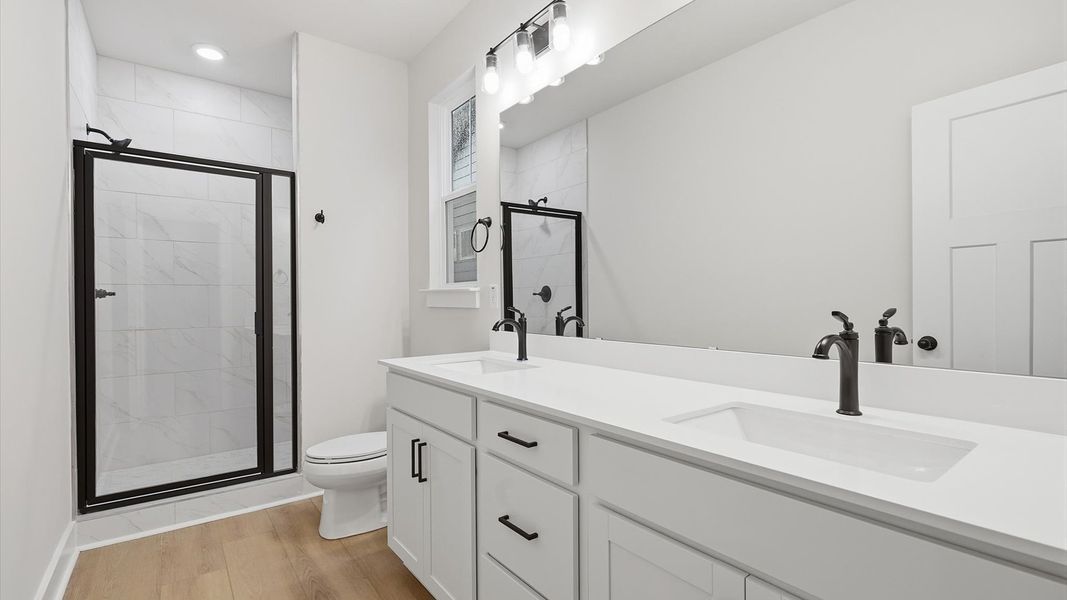 Furnished interior view inside a new home in Barton Hollow Single Family Homes, Fountain Inn (Image 15).