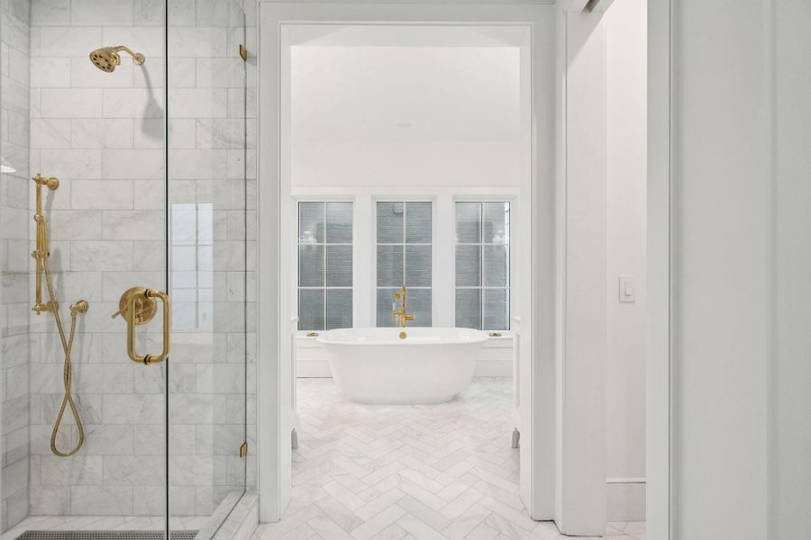 Furnished interior view inside a new home in , Charleston (Image 44).