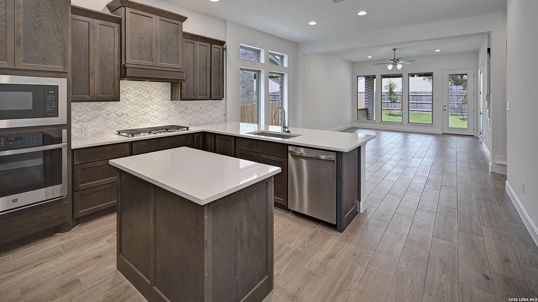 Furnished interior view inside a new home in Kallison Ranch, San Antonio (Image 16).