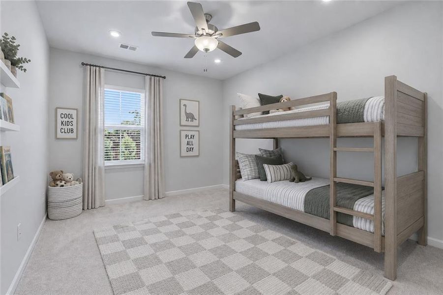 Furnished interior view inside a new home in Berkeley Mill, Cumming (Image 14).