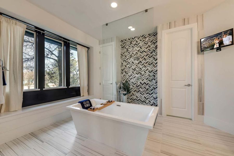 Representative furnished interior of a home built from the Grand Avery II by Grand Homes in Park Place, Prosper (Image 18). Representative furnished interior of a home built from the Grand Avery II by Grand Homes in Park Place, Prosper (Image 18).