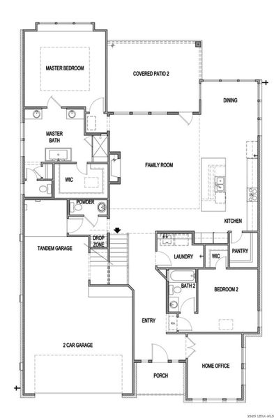 2D floor plan layout of this home in Windsong, Boerne, TX (Image 2). 2D floor plan layout of this home in Windsong, Boerne, TX (Image 2).