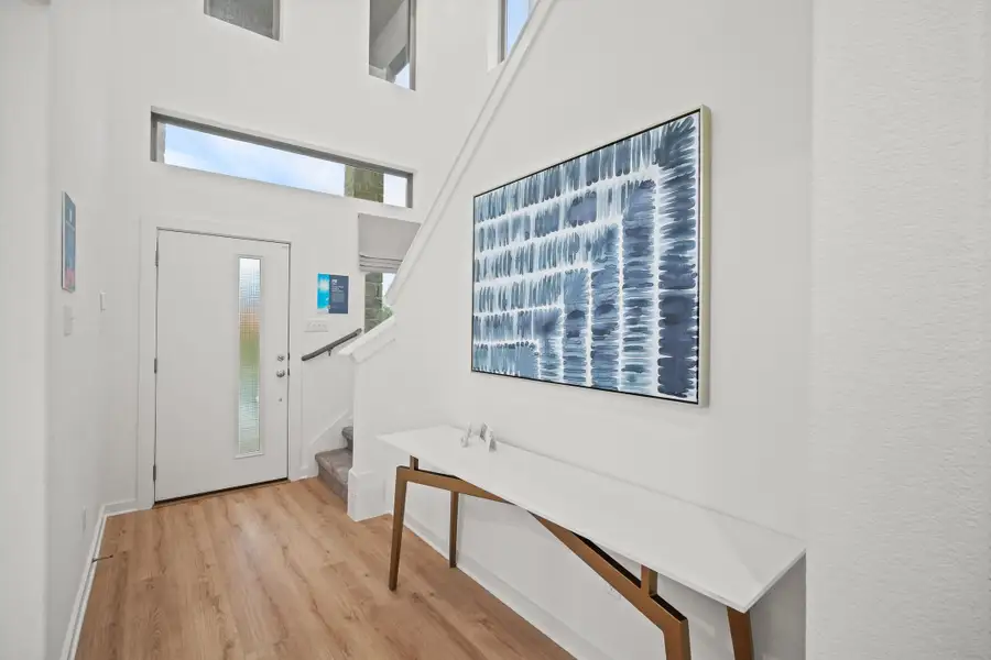 Entryway in the Oak home plan by Trophy Signature Homes – REPRESENTATIVE PHOTO