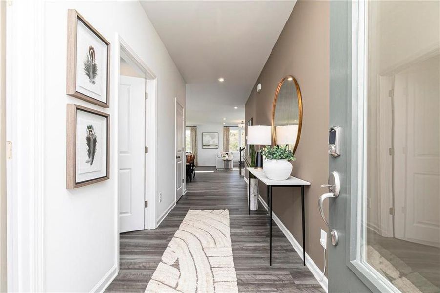 Furnished interior view inside a new home in Riverside Ridge, Lawrenceville (Image 16).