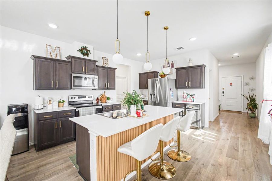 Furnished interior view inside a new home in , Forney (Image 25).