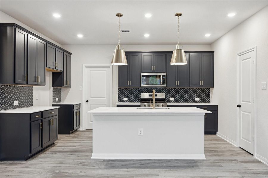 Furnished interior view inside a new home in Elyson, Katy (Image 4).