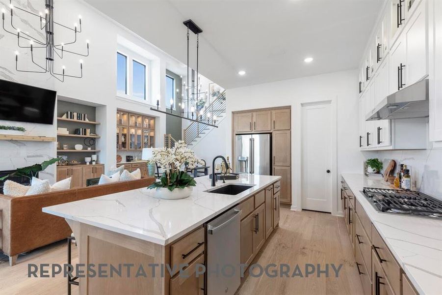 Furnished interior view inside a new home in Wellington, Haslet (Image 24).