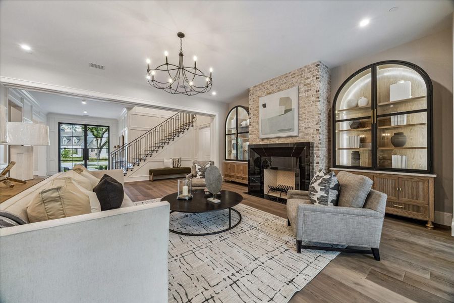 Furnished interior view inside a new home in , Bunker Hill Village (Image 15).