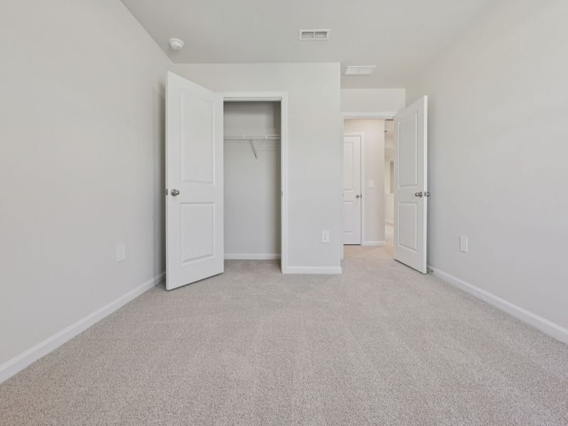 Spacious, unfurnished interior of a new home in The Rows at Buffaloe Reserve, Raleigh (Image 12). Spacious, unfurnished interior of a new home in The Rows at Buffaloe Reserve, Raleigh (Image 12).