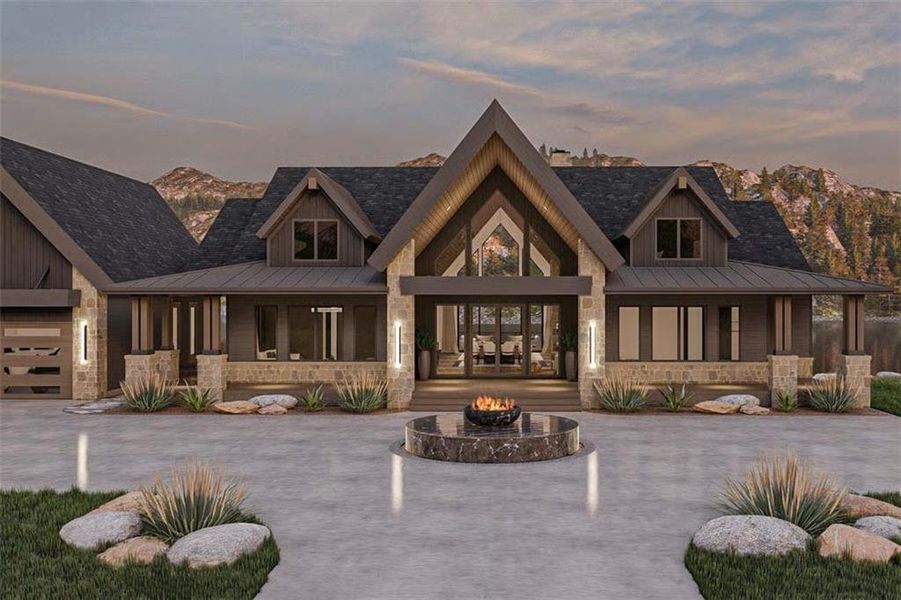 Front exterior of a new home in , Acworth, GA, highlighting curb appeal (Image 1).