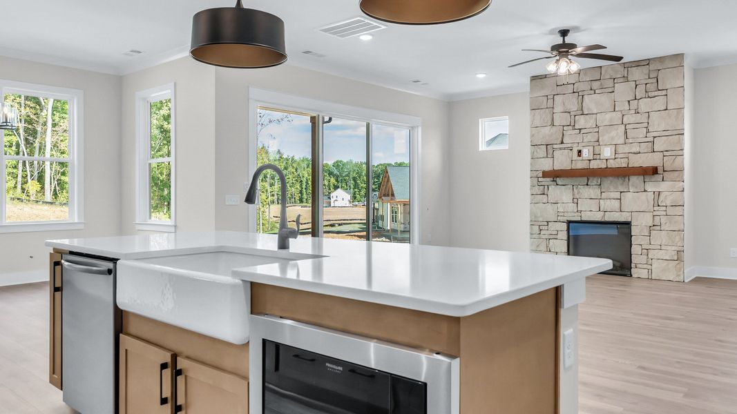Furnished interior view inside a new home in Brush Creek, Fairview (Image 14). Furnished interior view inside a new home in Brush Creek, Fairview (Image 14).