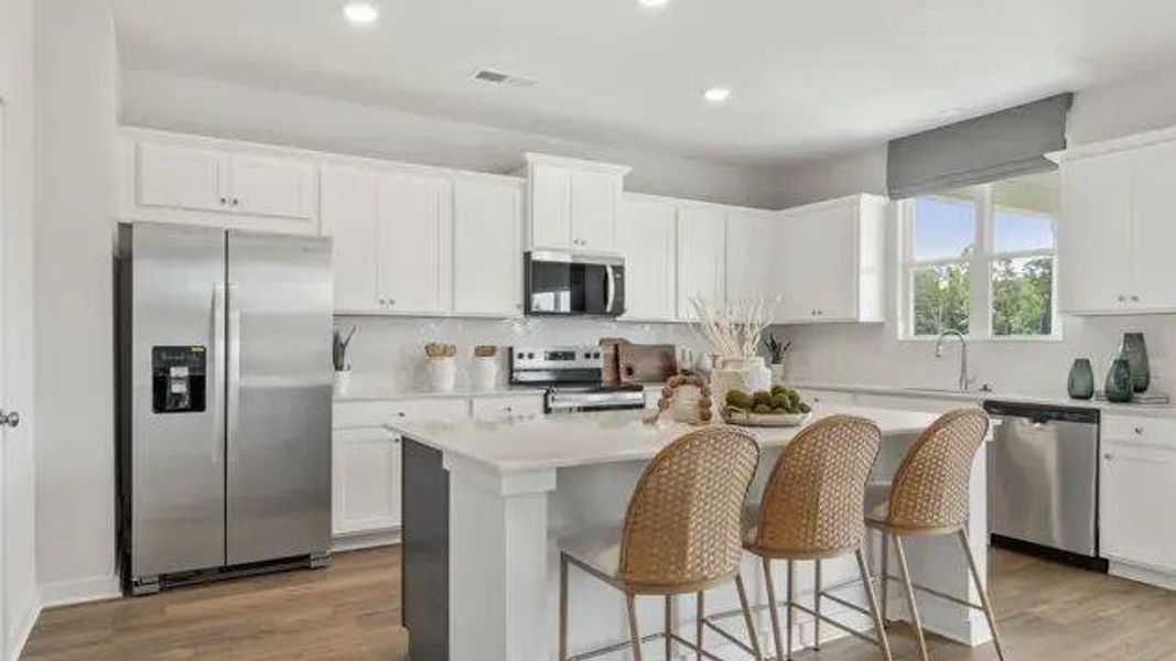 Furnished interior view inside a new home in Reserve at Gum Springs, Jefferson (Image 9).