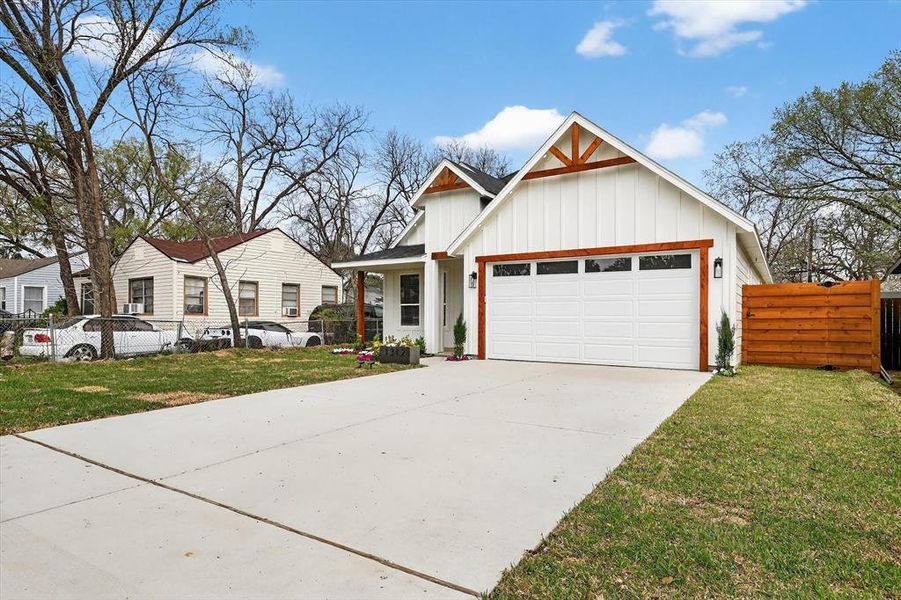 Front exterior of a new home in , Haltom City, TX, highlighting curb appeal (Image 26).