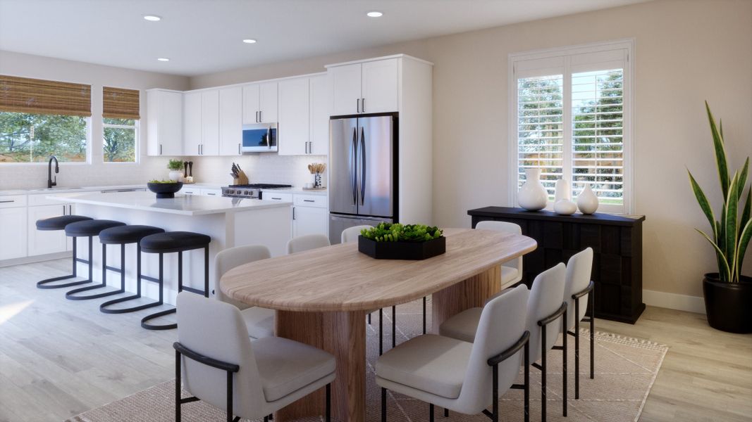 Representative furnished interior of a home built from the Skylark by Trumark Homes in Trumark Homes at Tanterra, Parker (Image 4).