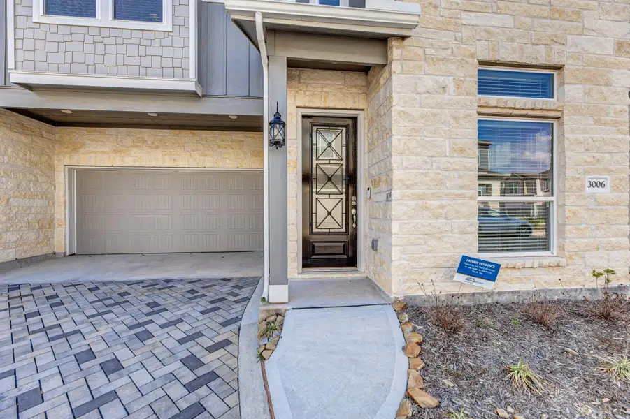 Exterior details and patio area of a home in Dunvale Village - Patio Home Collection, Houston (Image 1). Exterior details and patio area of a home in Dunvale Village - Patio Home Collection, Houston (Image 1).