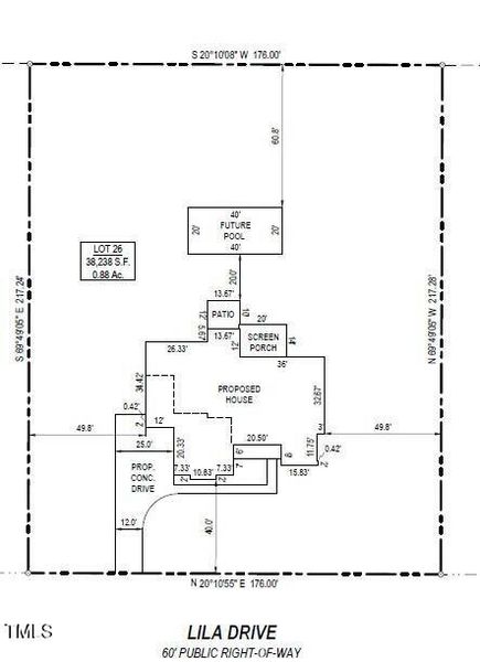 Lot 26 Plot Plan