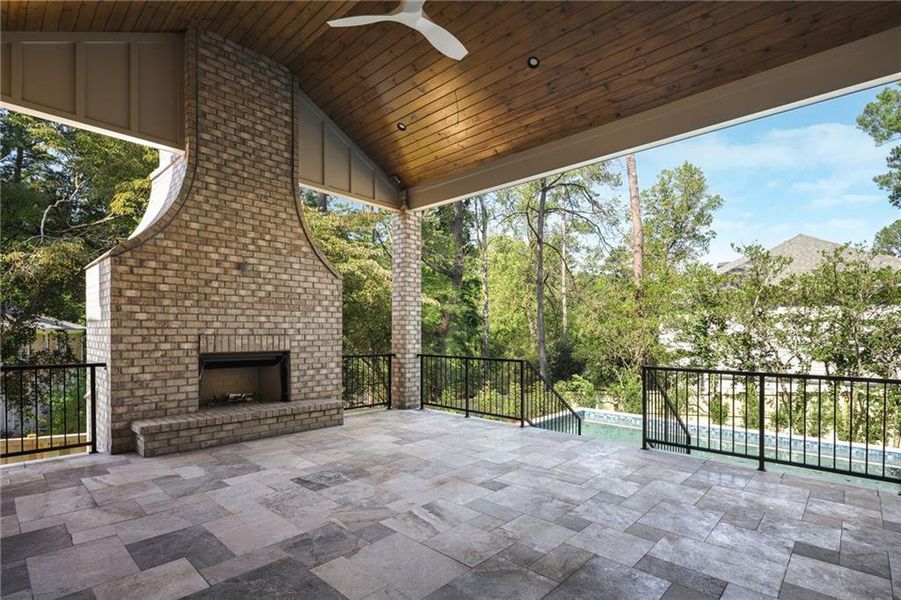 Exterior details and patio area of a home in , Brookhaven (Image 33).