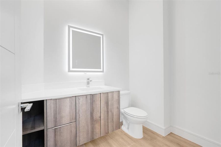 Furnished interior view inside a new home in Hampton Green at Providence, Davenport (Image 15).